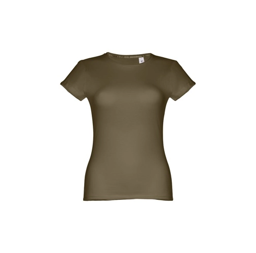 verde militar THC SOFIA. Camiseta de mujer