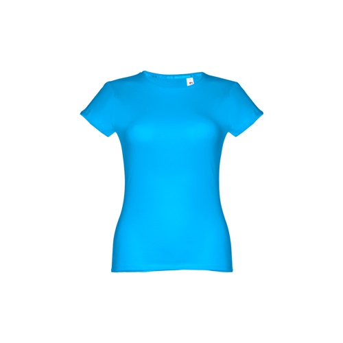 azul aqua THC SOFIA. Camiseta de mujer