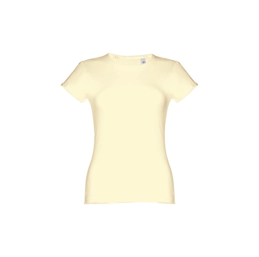 amarillo pastel THC SOFIA. Camiseta de mujer