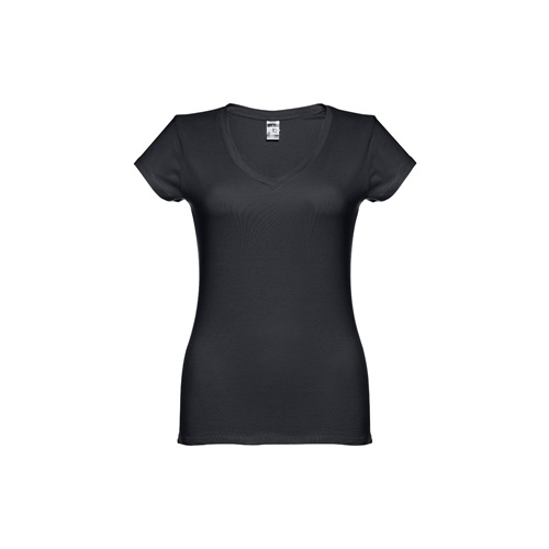 black THC ATHENS WOMEN. Camiseta de mujer