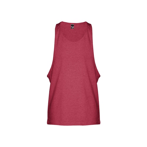 rojo matizado THC IBIZA. Camisetas sin margas para hombre