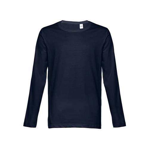 azul marino THC BUCHAREST. Camiseta manga larga para hombre