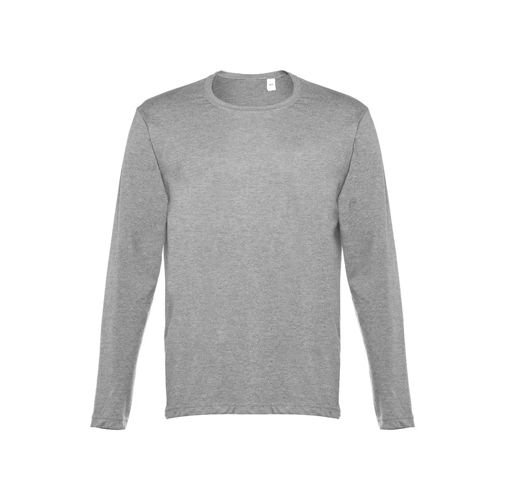 gris claro matizado THC BUCHAREST. Camiseta manga larga para hombre