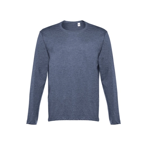 azul matizado THC BUCHAREST. Camiseta manga larga para hombre
