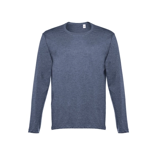 azul matizado THC BUCHAREST. Camiseta manga larga para hombre
