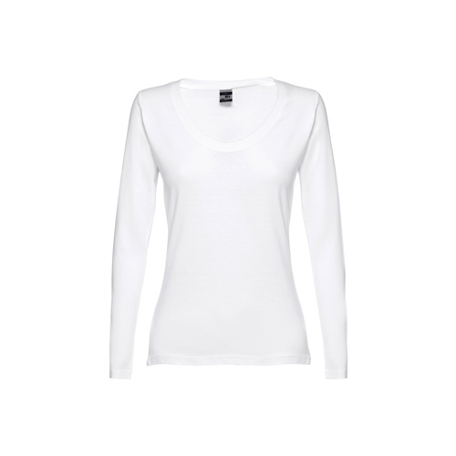 white THC BUCHAREST WOMEN WH. Camiseta manga larga para mujer