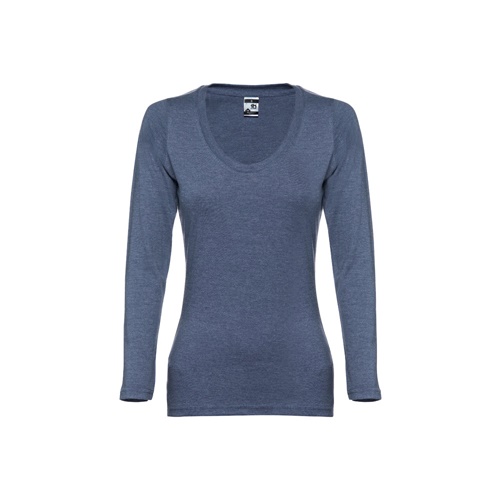 azul matizado THC BUCHAREST WOMEN. Camiseta manga larga para mujer