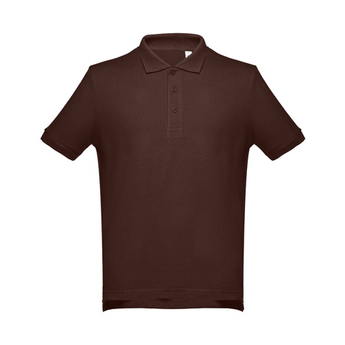 castaño oscuro THC ADAM. Polo de hombre