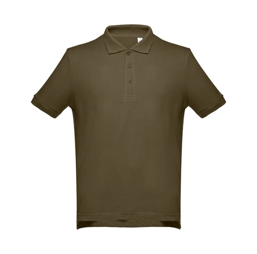 verde militar THC ADAM. Polo de hombre