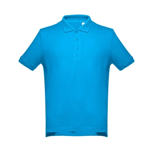 azul aqua THC ADAM. Polo de hombre