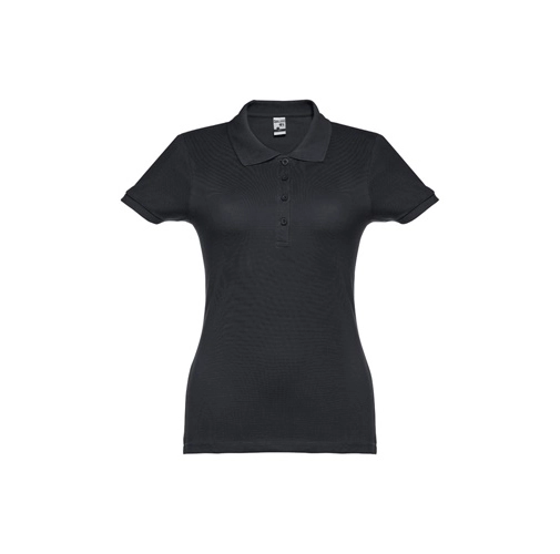 black THC EVE. Polo de mujer