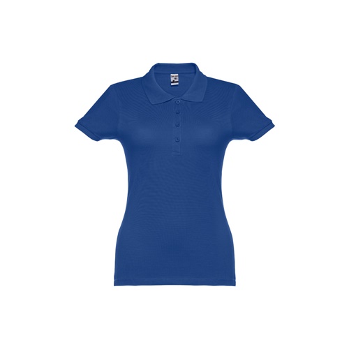 azul royal THC EVE. Polo de mujer