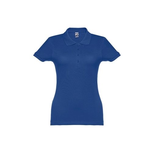 azul royal THC EVE. Polo de mujer