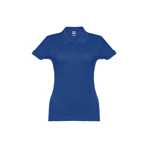 azul royal THC EVE. Polo de mujer