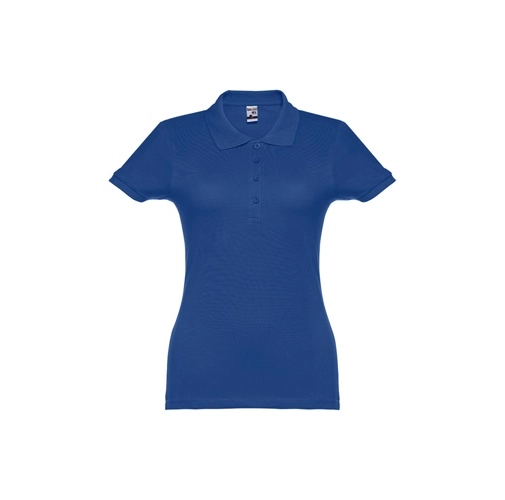 azul royal THC EVE. Polo de mujer