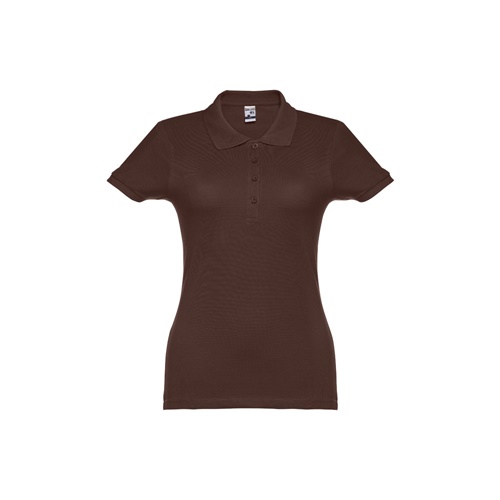 castaño oscuro THC EVE. Polo de mujer