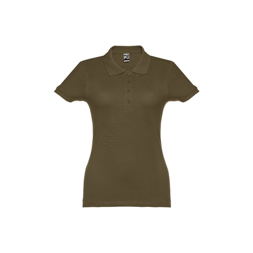 verde militar THC EVE. Polo de mujer