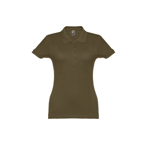 verde militar THC EVE. Polo de mujer