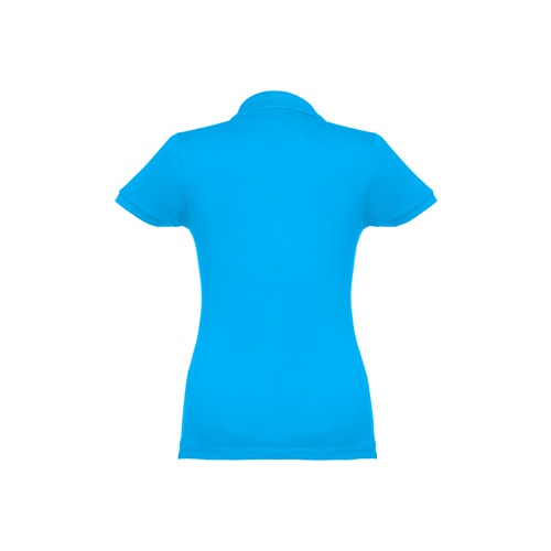 azul aqua THC EVE. Polo de mujer