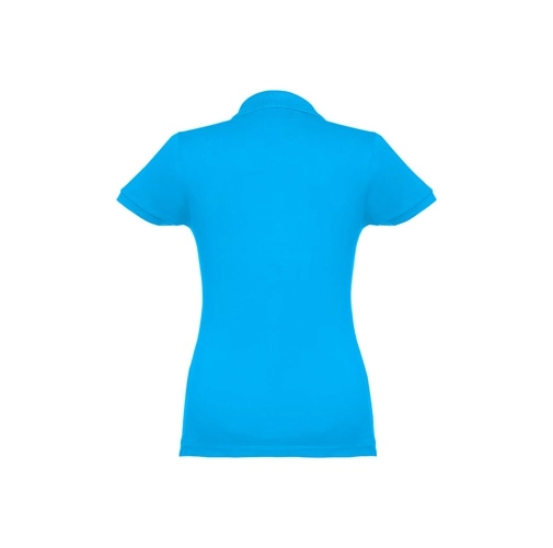 azul aqua THC EVE. Polo de mujer