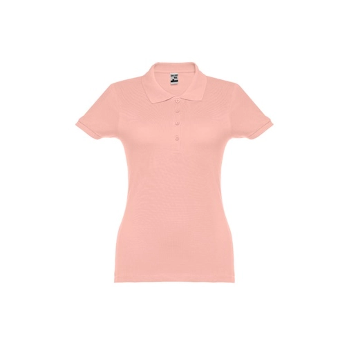 salmón THC EVE. Polo de mujer