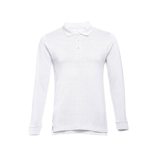 white THC BERN WH. Polo de manga larga para hombre