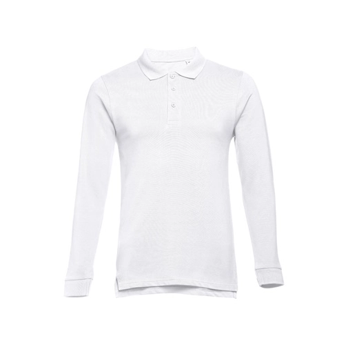 white THC BERN WH. Polo de manga larga para hombre