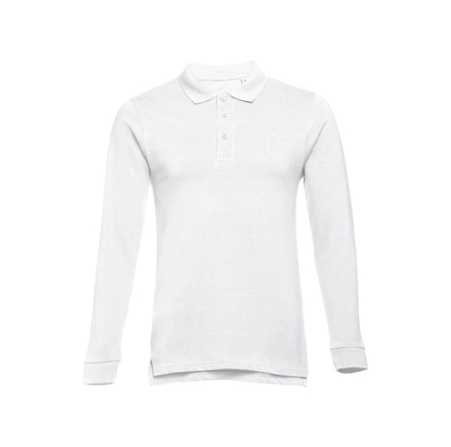 white THC BERN WH. Polo de manga larga para hombre