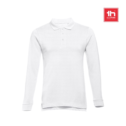 THC BERN WH. Polo de manga larga para hombre