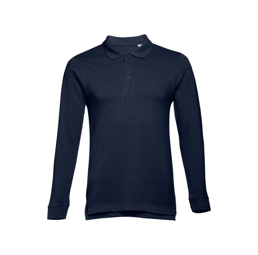blue THC BERN. Polo de manga larga para hombre