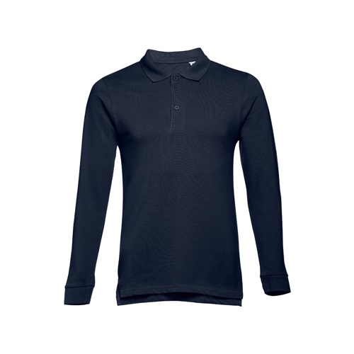 blue THC BERN. Polo de manga larga para hombre