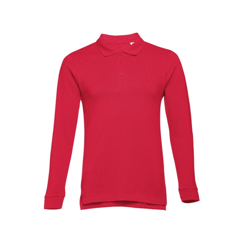 red THC BERN. Polo de manga larga para hombre