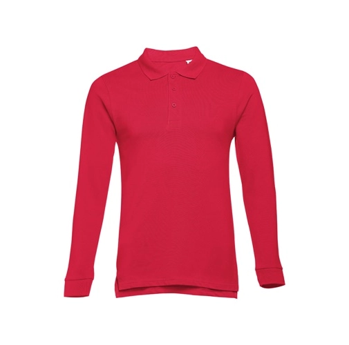 red THC BERN. Polo de manga larga para hombre