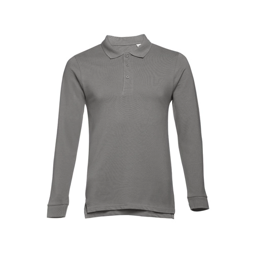gray THC BERN. Polo de manga larga para hombre