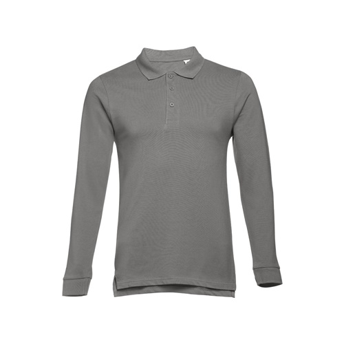 gray THC BERN. Polo de manga larga para hombre
