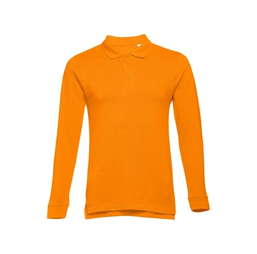 orange THC BERN. Polo de manga larga para hombre