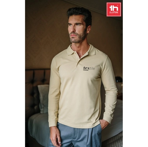 THC BERN. Polo de manga larga para hombre