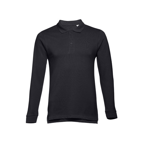 azul eclipse THC BERN 3XL. Polo de manga larga para hombre