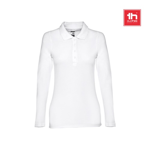 THC BERN WOMEN WH. Polo de manga larga para mujer