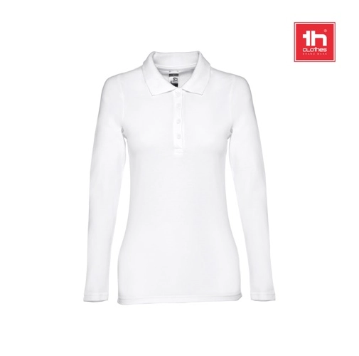 THC BERN WOMEN WH. Polo de manga larga para mujer