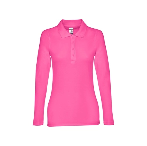 pink THC BERN WOMEN. Polo de manga larga para mujer