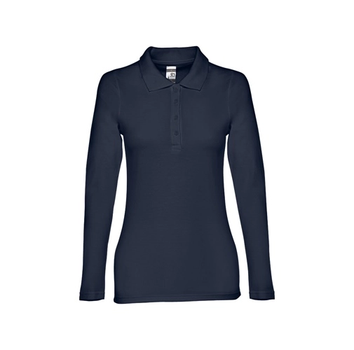 blue THC BERN WOMEN. Polo de manga larga para mujer