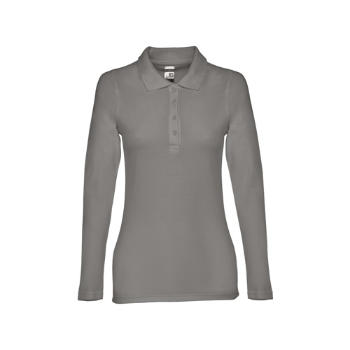 gray THC BERN WOMEN. Polo de manga larga para mujer