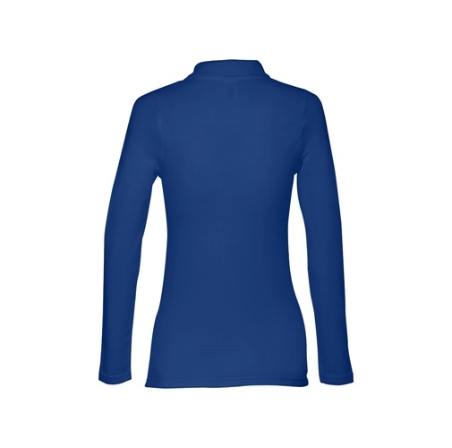 azul royal THC BERN WOMEN. Polo de manga larga para mujer