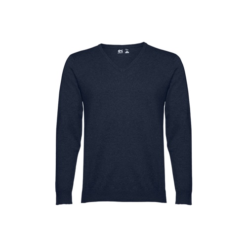azul marino THC MILAN. Jersey con cuello en \