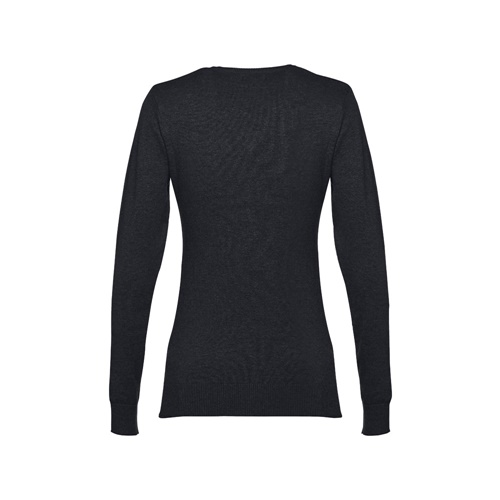 black THC MILAN WOMEN. Jersey con cuello en \