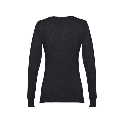 black THC MILAN WOMEN. Jersey con cuello en \