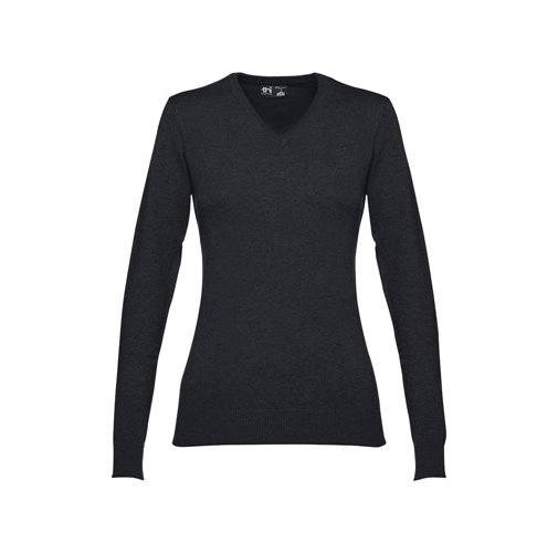 black THC MILAN WOMEN. Jersey con cuello en \