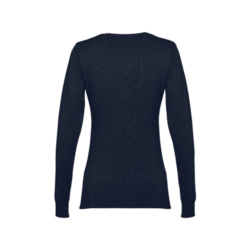 azul marino THC MILAN WOMEN. Jersey con cuello en \