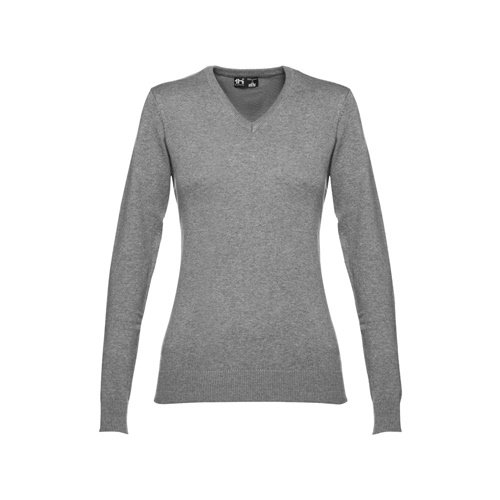 gris matizado THC MILAN WOMEN. Jersey con cuello en \